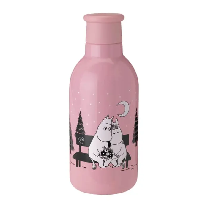 Rig-Tig Drink It Moomin Termodrikkedunk 50 cl - Rustfrit stål/PP plast - I Love You