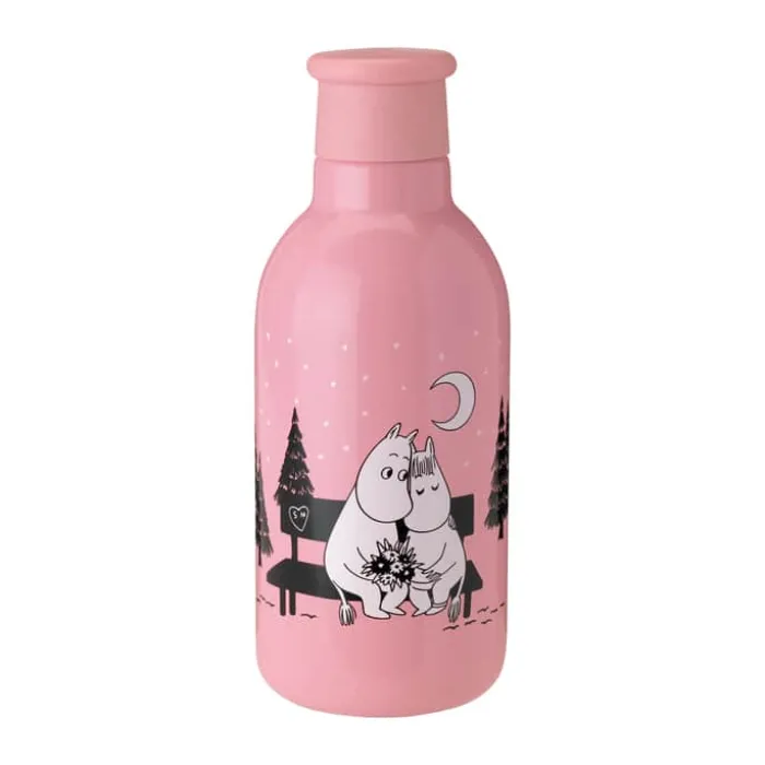 Rig-Tig Drink It Moomin Termodrikkedunk 50 cl - Rustfrit stål/PP plast - I Love You