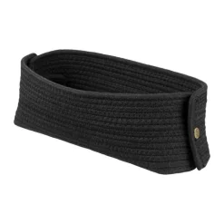 Rig-Tig Knit-It Brødkurv H 30 x B 10 x L 15 cm - 100% Bomuld - Sort