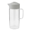 Rig-Tig Pip Serveringskande 1,4 liter - Silikone/borosilikatglas - Lys grå