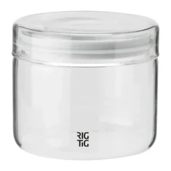 Rig-Tig Store-It Opbevaringsglas 0,5 liter - Borosilikatglas/silikone - Grå