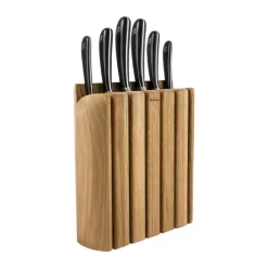 Robert Welch Signature Knivblok - 7 dele H 36,5 x B 22 x L 8 cm - Egetræ/plastik/rustfrit stål - Natur
