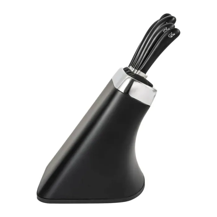 Robert Welch Signature Knivblok - 8 dele H 32,8 x B 23 x L 25,2 cm - Rustfrit stål/plastik - Sort