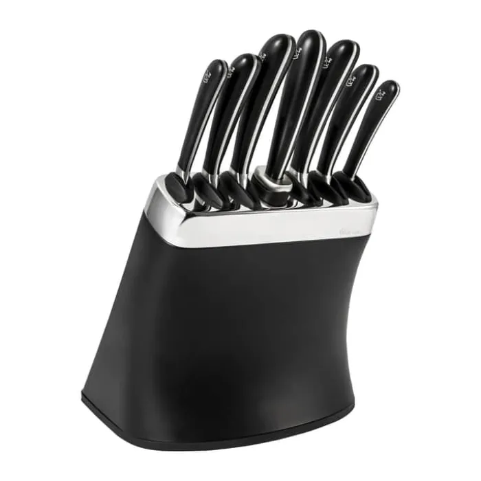 Robert Welch Signature Knivblok - 8 dele H 32,8 x B 23 x L 25,2 cm - Rustfrit stål/plastik - Sort