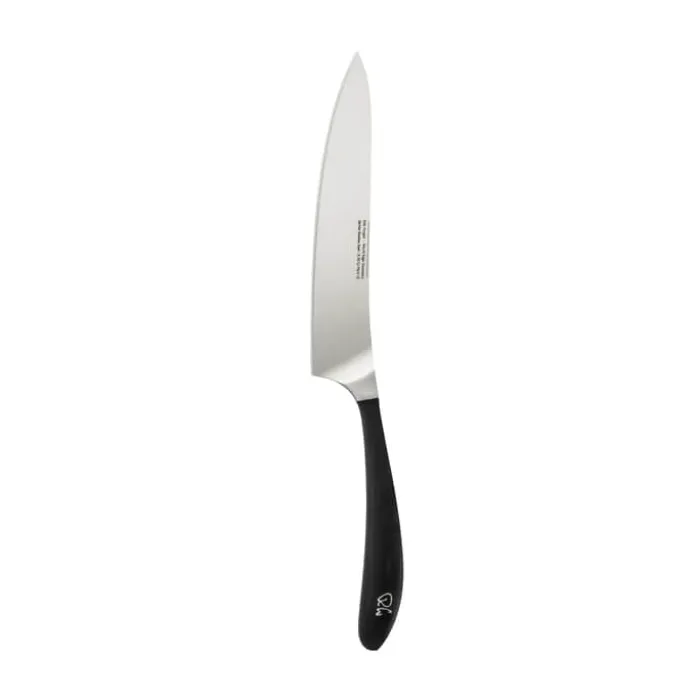 Robert Welch Signature Kokkekniv L 18 cm - Rustfrit stål/plastik - Sort