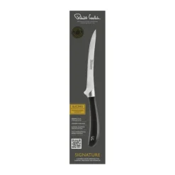 Robert Welch Signature Udbenerkniv L 16 cm - Rustfrit stål/plastik - Sort