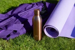 Root7 OneBottle Termo Drikkedunk 350 ml - Rustfrit stål/kobber - Brushed Copper
