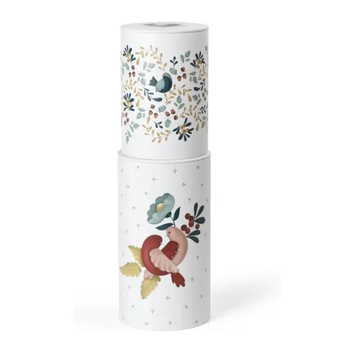 Rosendahl Cottage Opbevaringsdåse - 2 stk Ø 10/11 cm - Metal - Hvid