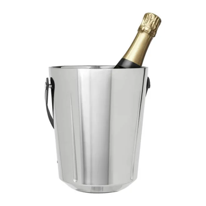 Rosendahl Grand Cru Champagnespand H 33 x Ø 19,5 cm - Rustfrit stål/PP-læder