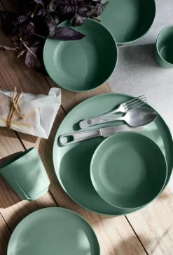 Rosendahl Grand Cru Take Tallerken - 2 stk. Ø 26 cm - Biobaseret PP-plast - Grøn