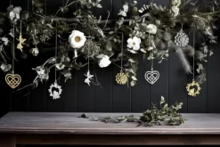 Rosendahl Juleophæng - Vildt hjerte H 8 cm - Zink - Forgyldt
