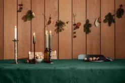 Rosendahl Natale Damaskdug L 320 x B150 cm - Bomuld - Grøn