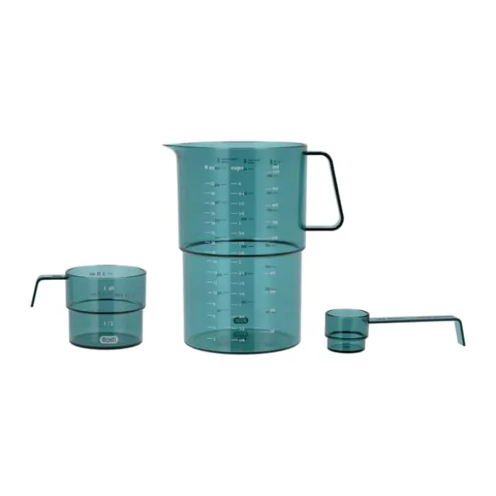 Rosti Mensura Målesæt - 3 dele 15/100/1000 ml - Plastik - Nordic green
