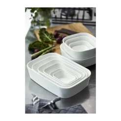 Rosti Modula Fad B 21,2 x L 30 cm - Porcelæn - Hvid