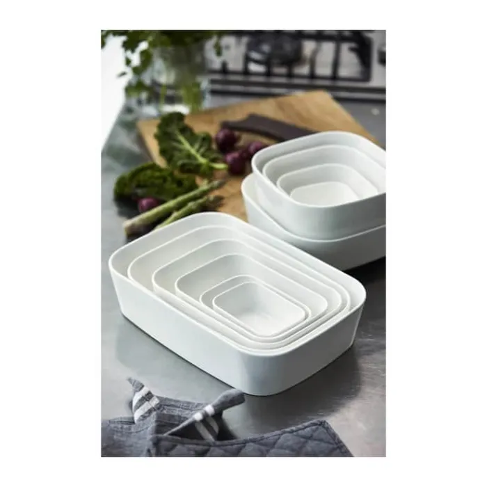 Rosti Modula Fad B 21,2 x L 30 cm - Porcelæn - Hvid