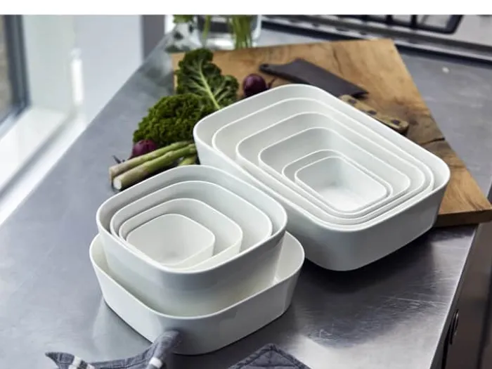 Rosti Modula Fad B 24 x L 24,3 cm - Porcelæn - Hvid