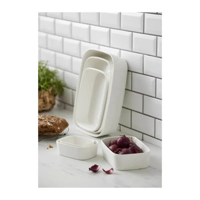 Rosti Modula Fad B 25 x L 35 cm - Porcelæn - Hvid