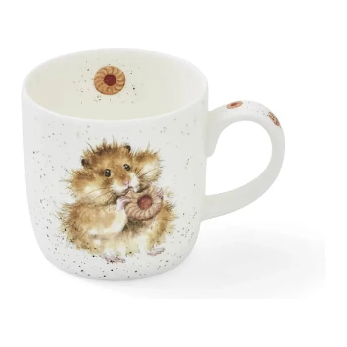 Royal Worcester Wrendale Krus - Diet starts tom. 31 cl - Benporcelæn - Multifarvet
