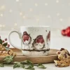 Royal Worcester Wrendale Krus - Rockin robins 31 cl - Benporcelæn - Multifarvet