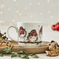 Royal Worcester Wrendale Krus - Rockin robins 31 cl - Benporcelæn - Multifarvet