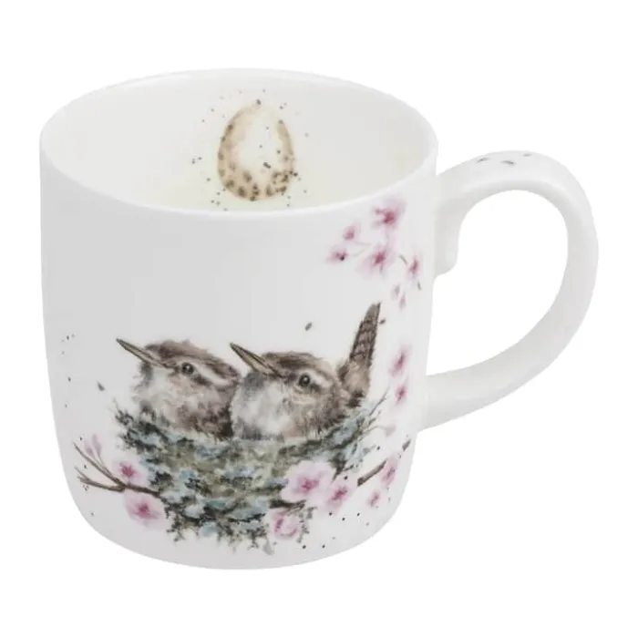 Royal Worcester Wrendale Krus - Feather nest 31 cl - Benporcelæn - Multifarvet