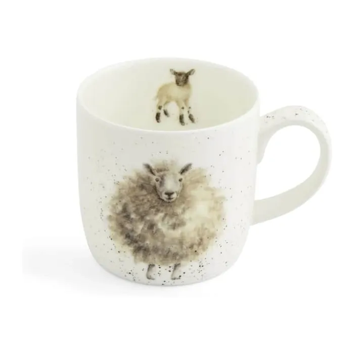 Royal Worcester Wrendale Krus - Wolly jumper 31 cl - Benporcelæn - Multifarvet