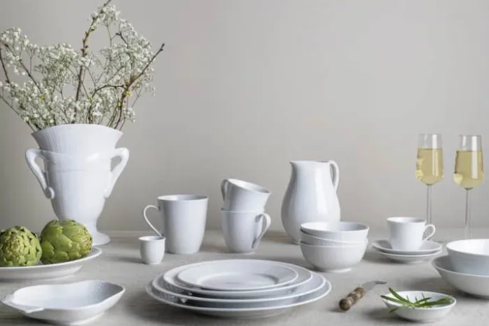 Rörstrand Swedish Grace Kagetallerken Ø 17 cm - Porcelæn - Isblå