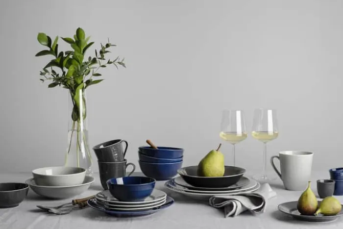 Rörstrand Swedish Grace Middagstallerken Ø 27 cm - Porcelæn - Antracit