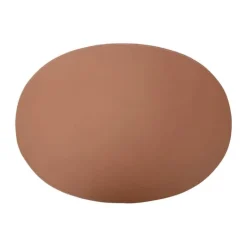 Ørskov Copenhagen Oval Dækkeserviet B 34 x L 47 cm -Læder - Cognac