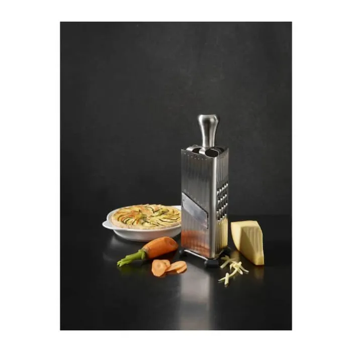RÖSLE Multirivejern H 25 x B 9,5 x L 9,5 cm - Rustfrit Stål 18/10 - Sølvfarvet