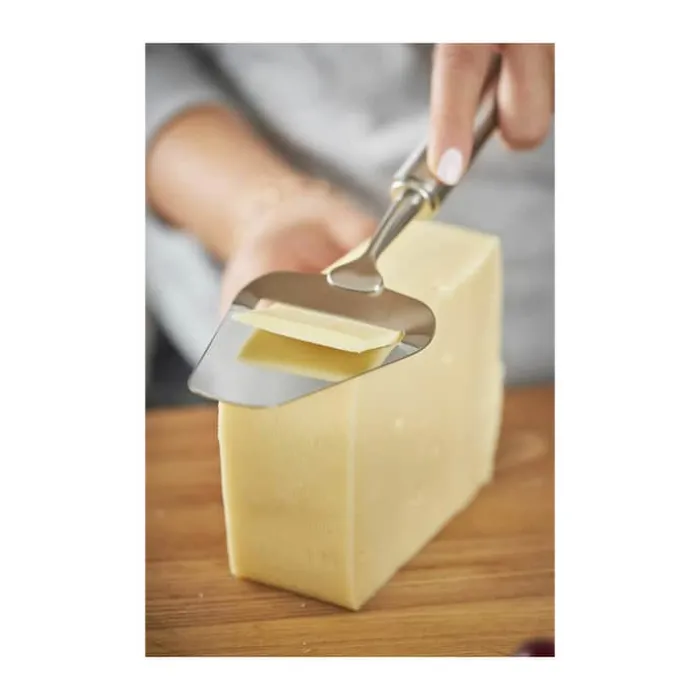 RÖSLE Ostehøvl L 24 cm - Rustfrit stål - Fint savtakket blad