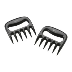 RÖSLE Pulled Pork-gafler - 2 stk. L 11,5 x B 11 cm - Polycarbonat - Sort