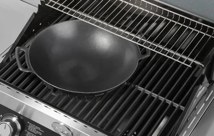 RÖSLE Vario Wok Ø 38 cm - Støbejern - Sort