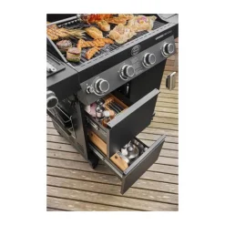 RÖSLE Videro Pro Gasgrill Grillareal: B 70 × D 45 cm - 4 brændere