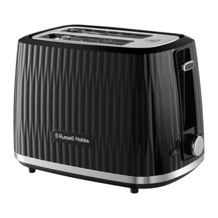 Russell Hobbs Eden Brødrister 800 watt - 2 skiver - Sort