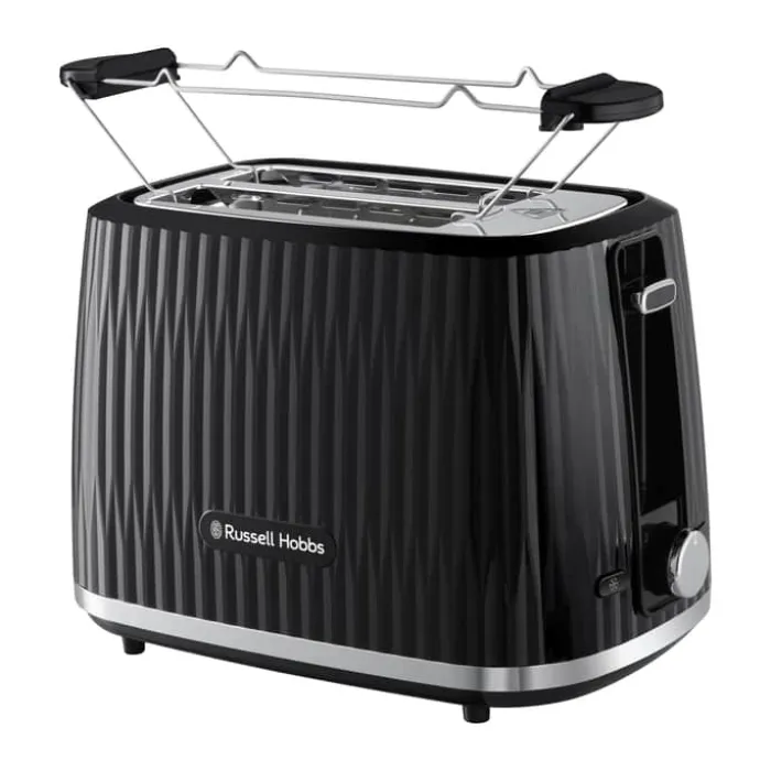 Russell Hobbs Eden Brødrister 800 watt - 2 skiver - Sort