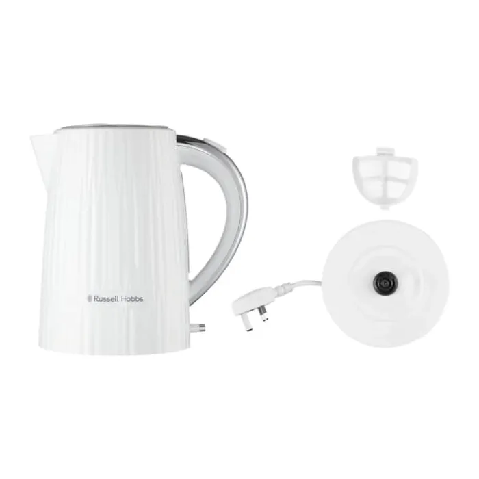 Russell Hobbs Eden Elkedel 1,7 liter - 2400 Watt - Hvid