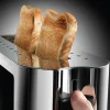 Russell Hobbs Elegance Glass Brødrister 2 skiver - Opretstående - Løft-og-kig-funktion - Sort /stål