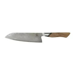 Ryda Knives A-73 Santoku L 18 cm - Stål/oliventræ