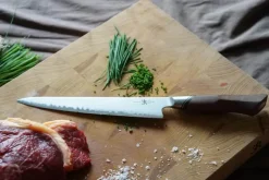 Ryda Knives A30 Trancherkniv L 20 cm - Stål/valnøddetræ