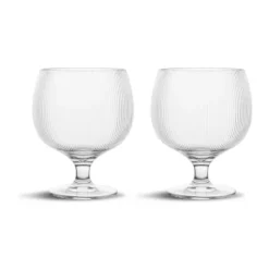 Sagaform Billi Vandglas - 2 stk. 35 cl - Genanvendt PET - Klar