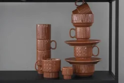 Sagaform Coffee & More Tallerken Ø 20 cm - Stentøj - Terrkotta
