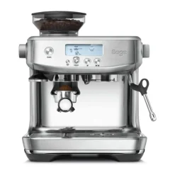 Sage Barista Pro Espressomaskine 20 indstillinger - Integreret kværn - Mælkeskummer - Sølvfarvet