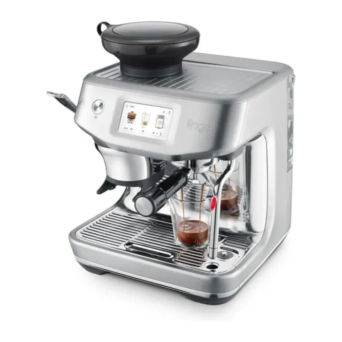 Sage Barista Touch™ Impress Espressomaskine SES 882 BSS 2 kopper - 8 programmer - Mælkeskummer