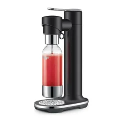 Sage InFizz Fusion Sodamaker Inkl. 1 flaske - Rustfrit stål - Black Truffle