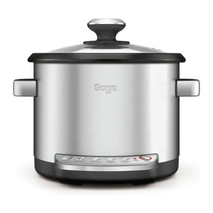 Sage Multicooker Risotto Plus Riskoger 3,7 liter - Automatisk sluk - Sølvfarvet