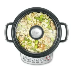 Sage Multicooker Risotto Plus Riskoger 3,7 liter - Automatisk sluk - Sølvfarvet