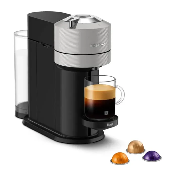 Sage Nespresso Vertuo Next SNV Kapsel Kaffemaskine 1,1 liter -Automatisk sluk - Light Grey