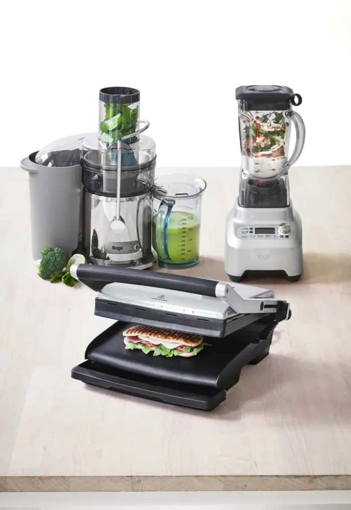 Sage The Adjusta Grill 2200 Watt - 7 højdeindstillinger - Nonstick - Stål