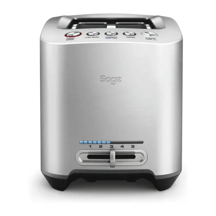 Sage The Smart Toast 2 Slice Brødrister 2 skiver - 5 risteindstillinger - 'A Bit More'-funktion